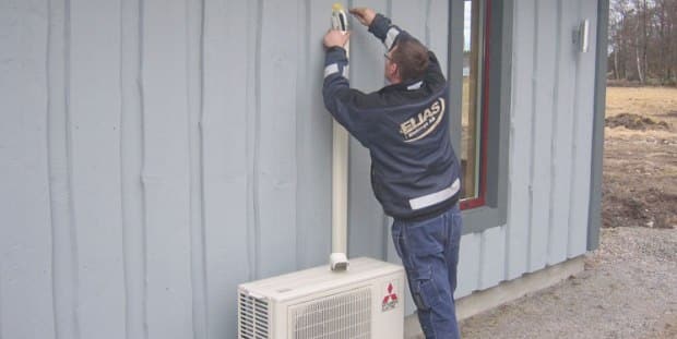 Nye regler for installasjon av varmepumpe – illustrasjon