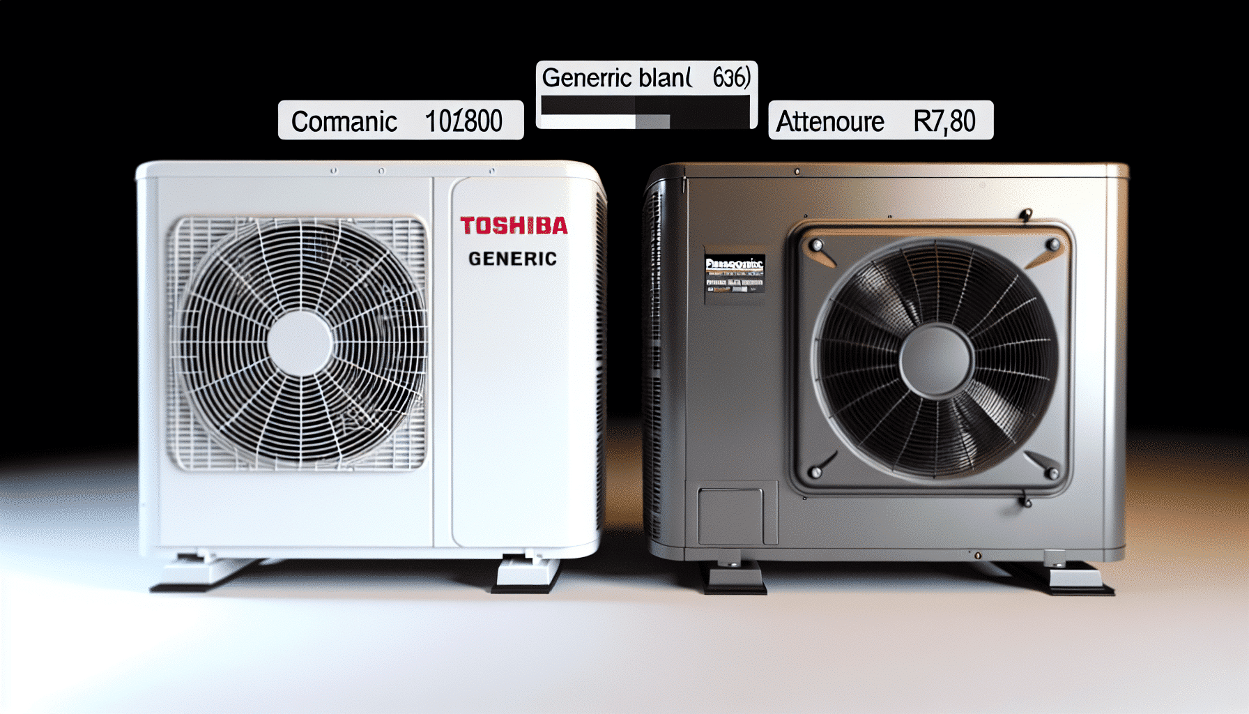 Når det kommer til å velge en varmepumpe for hjemmet ditt, er toshiba og panasonic to av de mest anerkjente merkene på markedet – illustrasjon