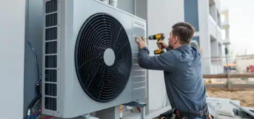 Optimalisering av inneklima ved bruk av varmepumpe – illustrasjon
