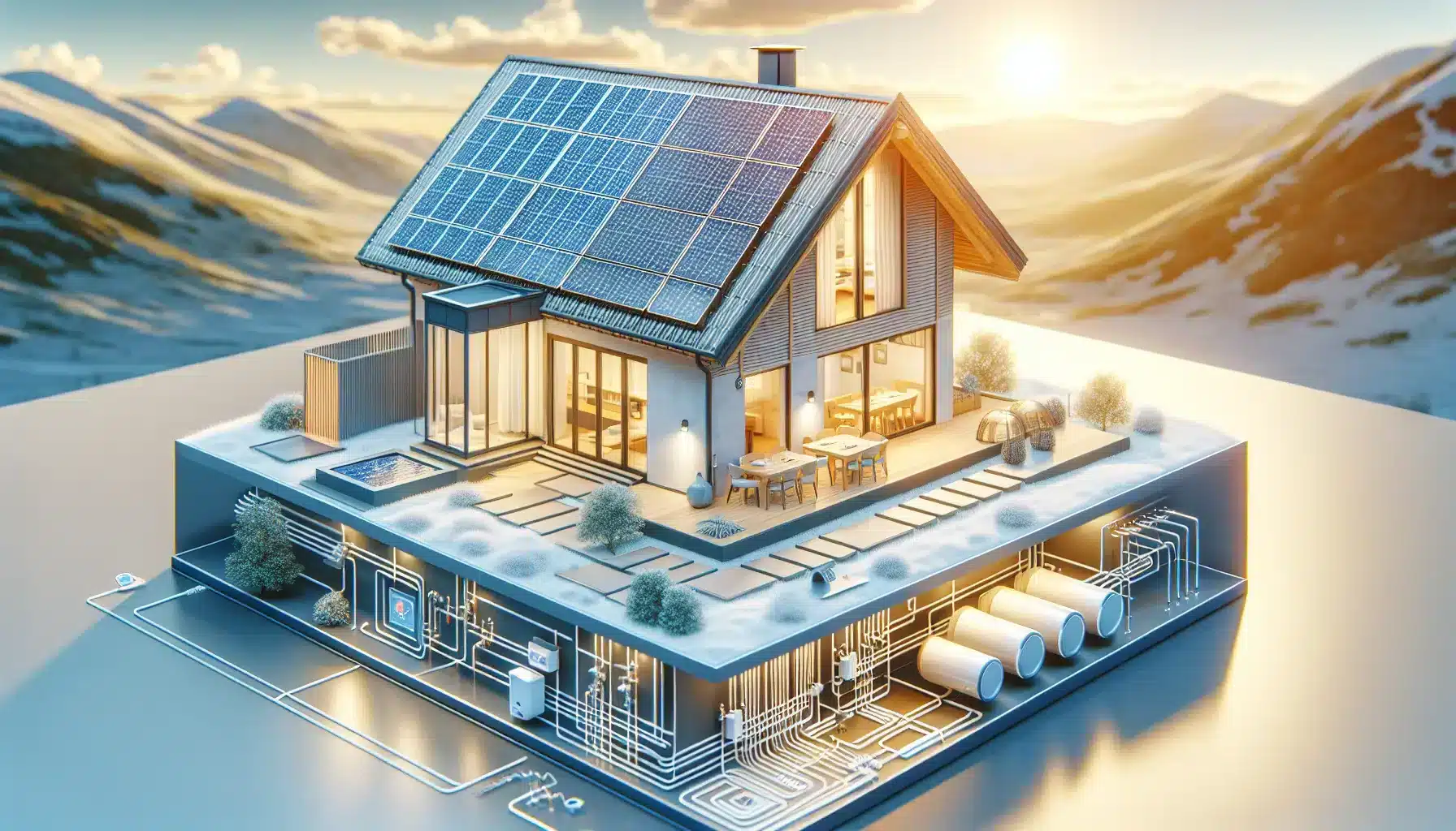 Ny teknologi innen varmepumper i 2025: smartere, mer effektive og bærekraftige løsninger 3 Integrasjon mellom varmepumper og andre energikilder gir økt fleksibilitet og energibesparelse i moderne løsninger – illustrasjon