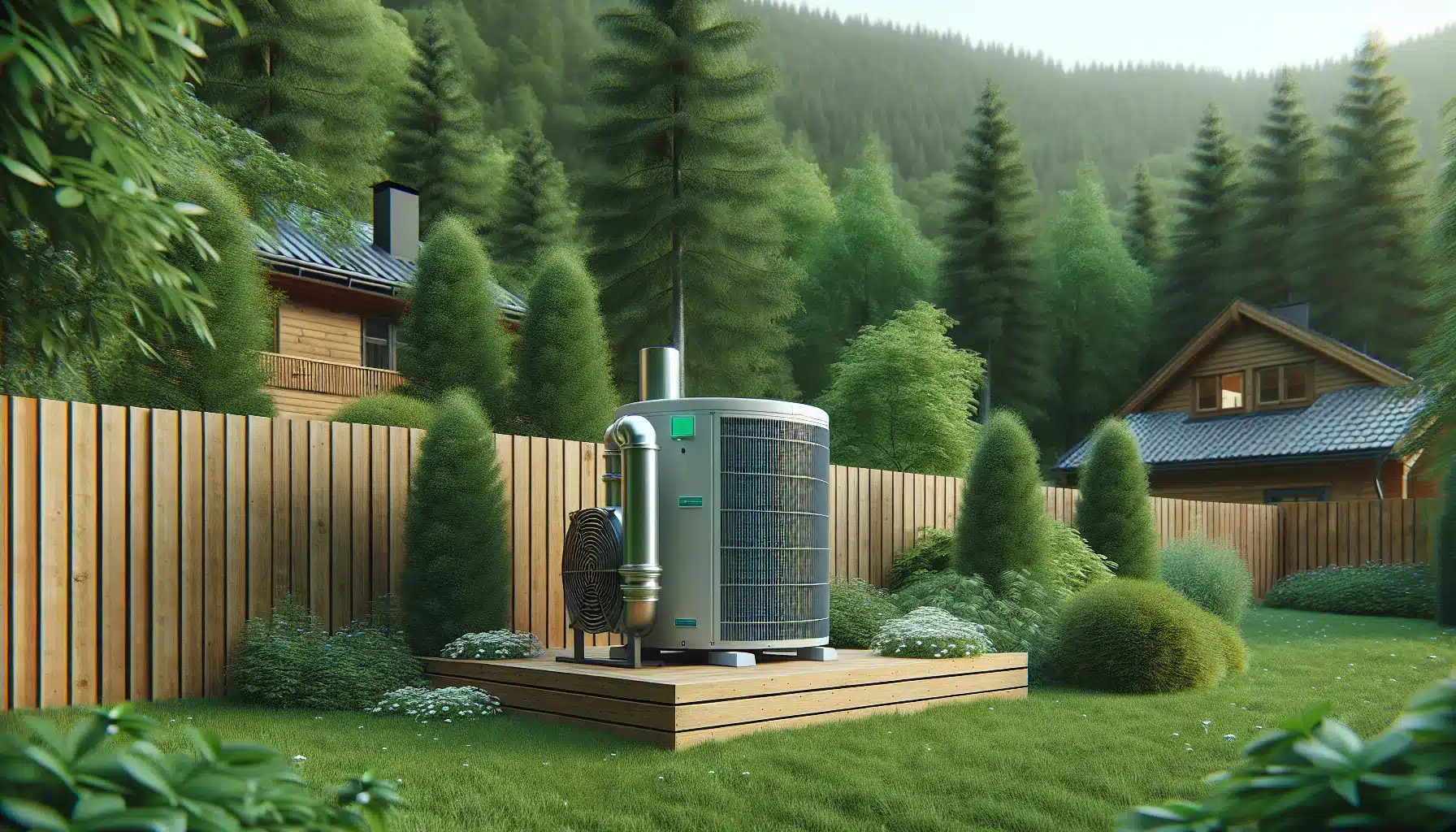 Tips til diskret plassering av varmepumpe utendørs – slik skjuler du utedelen smart 2 Tips til diskret plassering av varmepumpe utendørs – slik skjuler du utedelen smart – illustrasjon 1