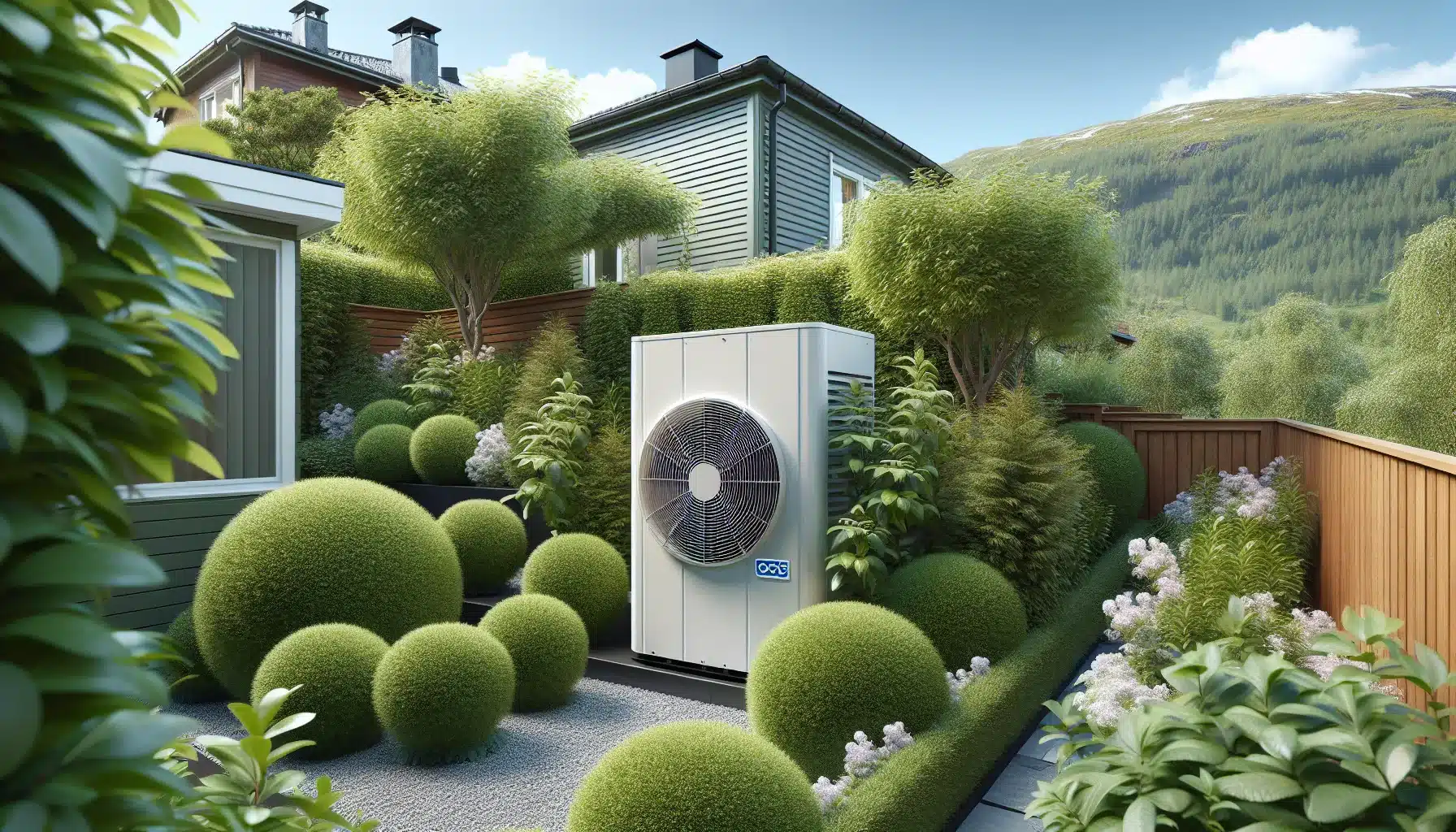 Tips til diskret plassering av varmepumpe utendørs – slik skjuler du utedelen smart 3 Tips til diskret plassering av varmepumpe utendørs – slik skjuler du utedelen smart – illustrasjon 2