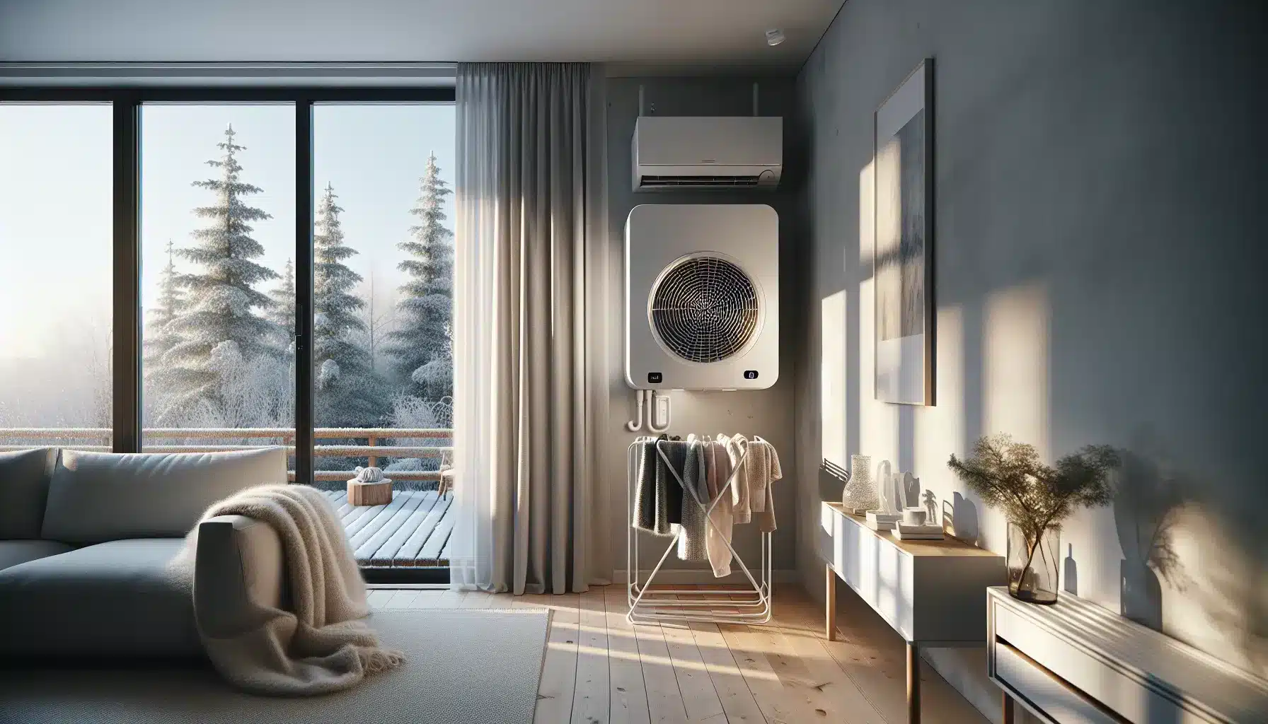 Slik kan du bruke varmepumpen til å tørke klær mer energieffektivt 3 For å kunne bruke varmepumpen til å tørke klær mer energieffektivt, er det nyttig å forstå prinsippet bak teknologien – illustrasjon
